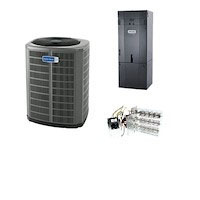 American Standard HVAC system with 17 SEER AC and heat pump