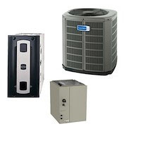 American Standard HVAC system with 80% furnace and 16 SEER AC