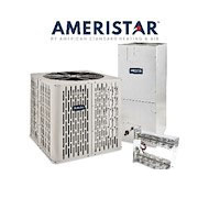 AmeriStar HVAC system with 14 SEER AC and heat pump