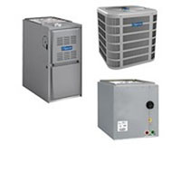 Comfort-Aire HVAC system with 80% furnace and 15 SEER AC